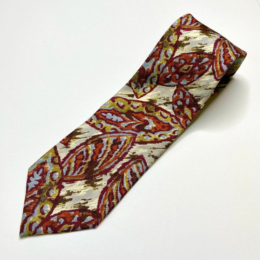 Wembley 100% Silk Men's Tie Geometric Abstract Art 3.5 " x 59" Office Formal